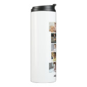 Ontwerp je eigen letter D fotocollage Thermosbeker (Gedraaid links)