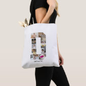 Ontwerp je eigen letter D fotocollage Tote Bag (Dichtbij)