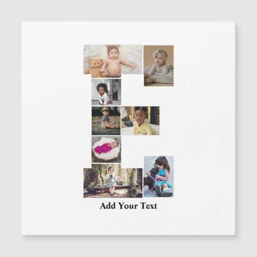 Ontwerp Je Eigen Letter E Fotocollage (Voorkant)