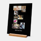 Ontwerp je eigen letter E fotocollage Acryl Bord (Hoek)