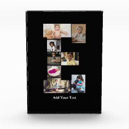 Ontwerp je eigen letter E fotocollage Fotoblokken