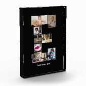 Ontwerp je eigen letter E fotocollage Fotoblokken (Links)