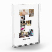 Ontwerp je eigen letter E fotocollage Fotoblokken (Links)