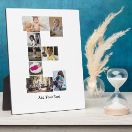 Ontwerp je eigen letter E fotocollage Fotoplaat