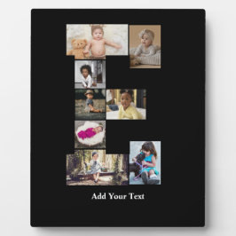 Ontwerp je eigen letter E fotocollage Fotoplaat