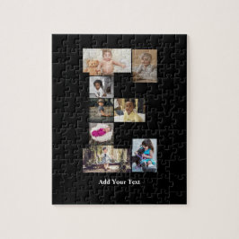 Ontwerp je eigen letter E fotocollage Legpuzzel