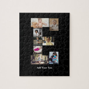 Ontwerp je eigen letter E fotocollage Legpuzzel