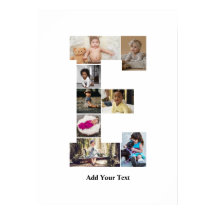 Ontwerp je eigen letter E fotocollage