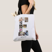 Ontwerp je eigen letter E fotocollage Tote Bag (Dichtbij)