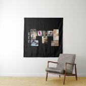 Ontwerp je eigen letter E fotocollage Wandkleed (In Situ (horizontaal))