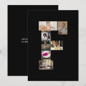 Ontwerp je eigen letter F fotocollage Aankondiging (Voorkant / Achterkant)