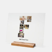 Ontwerp je eigen letter F fotocollage Acryl Bord (Hoek)