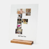 Ontwerp je eigen letter F fotocollage Acryl Bord (Hoek)