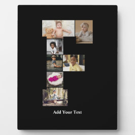 Ontwerp je eigen letter F fotocollage Fotoplaat