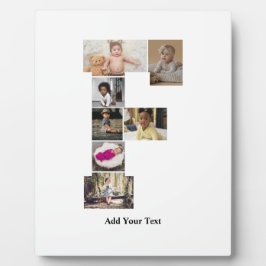 Ontwerp je eigen letter F fotocollage Fotoplaat