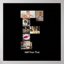 Ontwerp je eigen letter F fotocollage