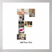 Ontwerp je eigen letter F fotocollage