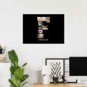 Ontwerp je eigen letter F fotocollage Poster (Thuiskantoor)