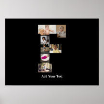 Ontwerp je eigen letter F fotocollage