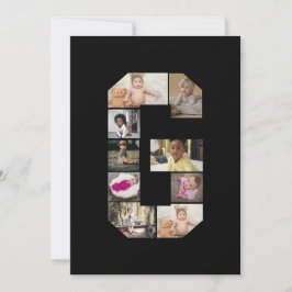 Ontwerp Je Eigen Letter G Foto Collage Kaart