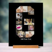 Ontwerp je eigen letter G fotocollage Acryl Bord (Neutraal)