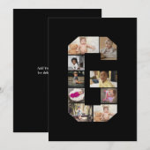 Ontwerp je eigen letter G fotocollage Bedankkaart (Voorkant / Achterkant)