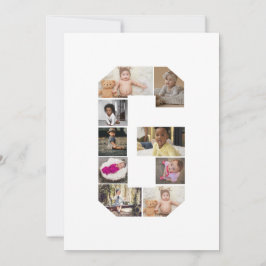 Ontwerp Je Eigen Letter G Fotocollage Feestdagenkaart