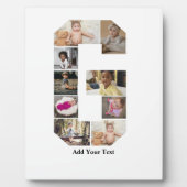 Ontwerp je eigen letter G fotocollage Fotoplaat (Voorkant)