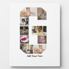 Ontwerp je eigen letter G fotocollage Fotoplaat