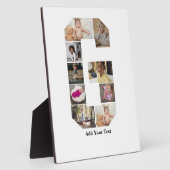 Ontwerp je eigen letter G fotocollage Fotoplaat (Zijkant)