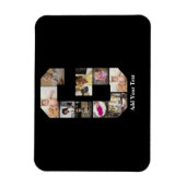 Ontwerp je eigen letter G fotocollage Magneet (Verticaal)