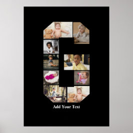 Ontwerp je eigen letter G fotocollage Poster