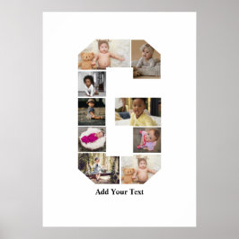 Ontwerp je eigen letter G fotocollage Poster