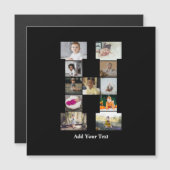 Ontwerp Je Eigen Letter H Fotocollage (Voorkant / Achterkant)