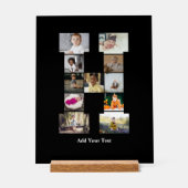 Ontwerp je eigen letter H Fotocollage Acryl Bord (Voorkant)