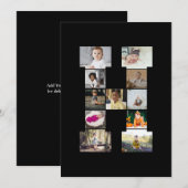 Ontwerp je eigen letter H Fotocollage Bedankkaart (Voorkant / Achterkant)