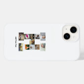 Ontwerp je eigen letter H Fotocollage Case-Mate iPhone Case (Achterkant (horizontaal))