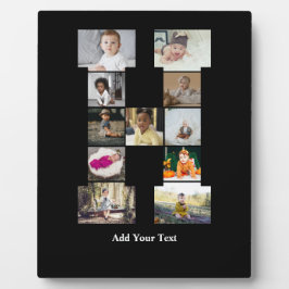 Ontwerp je eigen letter H Fotocollage Fotoplaat