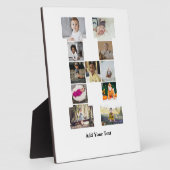 Ontwerp je eigen letter H Fotocollage Fotoplaat (Zijkant)