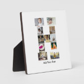 Ontwerp je eigen letter H Fotocollage Fotoplaat (Voorkant)