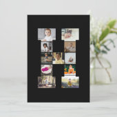 Ontwerp Je Eigen Letter H Fotocollage Kaart (Staand voorkant)