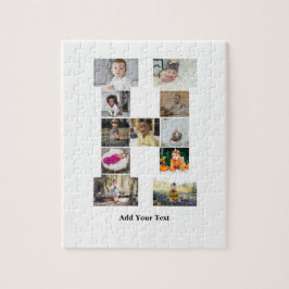 Ontwerp je eigen letter H Fotocollage Legpuzzel