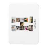Ontwerp je eigen letter H Fotocollage Magneet (Verticaal)