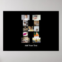 Ontwerp je eigen letter H Fotocollage