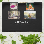 Ontwerp je eigen letter H Fotocollage Theedoek (Gevouwen)