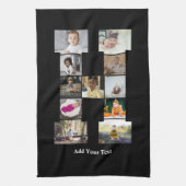 Ontwerp je eigen letter H Fotocollage Theedoek (Verticaal)