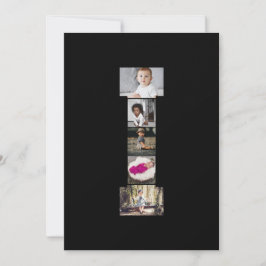 Ontwerp Je Eigen Letter I Foto Collage Kaart