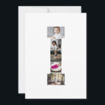 Ontwerp Je Eigen Letter I Foto Collage Kaart<br><div class="desc">Deze monogram foto collage is een persoonlijk ontwerp dat een krachtig monogram (initiatiefletters of een letter) combineert met een verzameling foto's die artistiek binnen of rondom het monogram zijn gerangschikt. Het is een stijlvolle manier om herinneringen te tonen en tegelijkertijd een unieke, elegante touch toe te voegen aan decoratie of...</div>