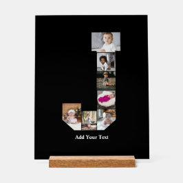 Ontwerp je eigen letter J foto-collage poster