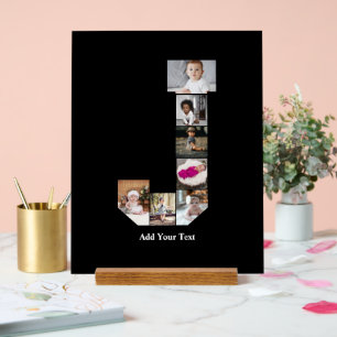 Ontwerp je eigen letter J foto-collage poster